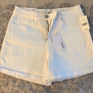 VERVET Women's Classic White Jean Shorts
